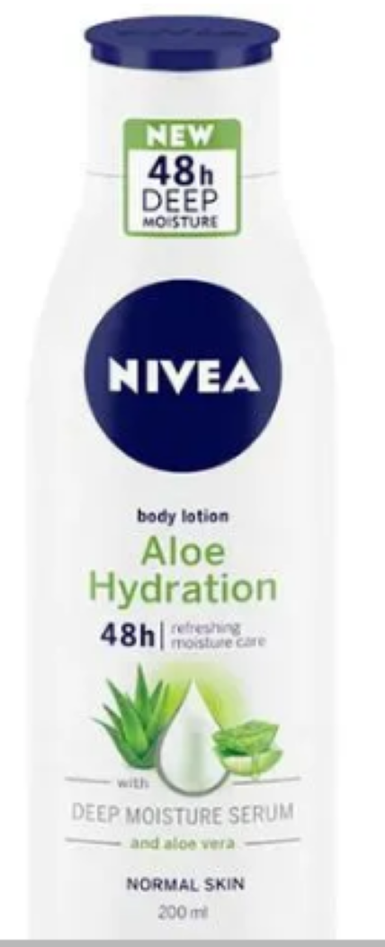 Nivea Body Lotion Aloe Hydration 48 Hours Deep Moisture